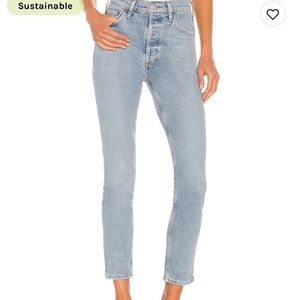 AGOLDE Nico high rise slim jeans
